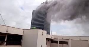 Fire guts World Trade Center Abuja