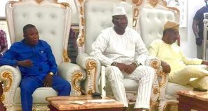 OPC leader Gani Adams meets Sunday Igboho (photos)