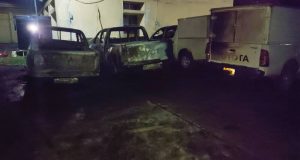 INEC headquarters in Enugu attacked, vehicles set ablaze