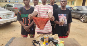 Female panties recovered as police arrests young cultists in Delta (photos)