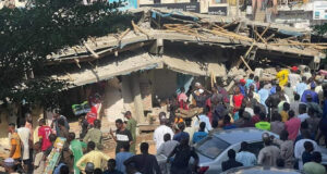 Scores trapped as two-storey building collapses in Kano