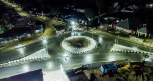 Alex Otti commissions Cemetery Road, others in Aba (Photos)