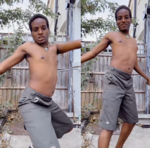 (Video) Governor Soludo’s son, Ozonna, twerks half naked on TikTok