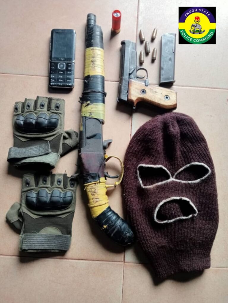 Enugu police rescue three kidnap victims, recover two firearms