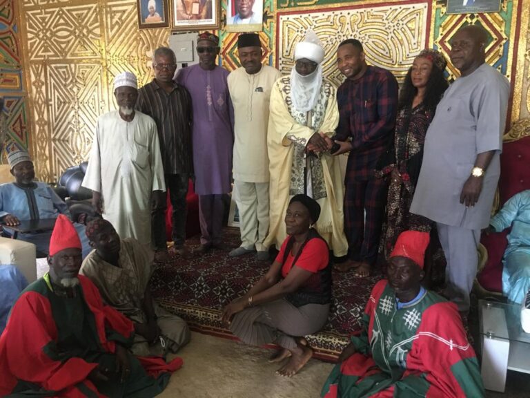 Royal palace hosts Hon Thomas Victor Onwubiko as Emir pledges support ahead of 2027