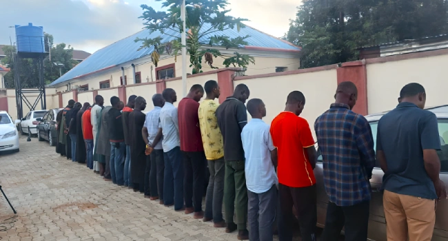 NSCDC parades suspended officers over the death of 37 miners in Niger State